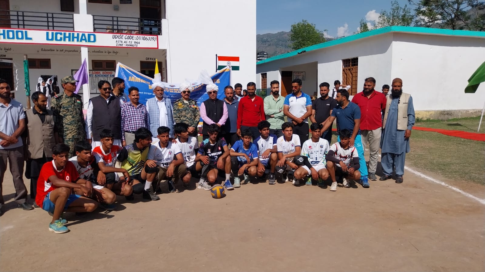 Uchhad teams win grassroots volleyball league